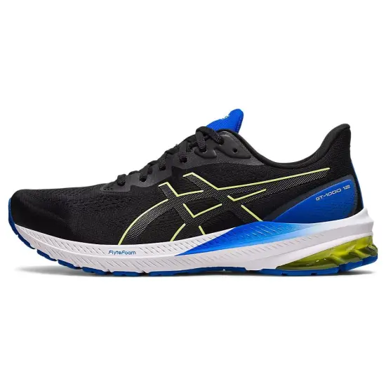 Asics GT 1000 12 Wide 'Black Glow Yellow'