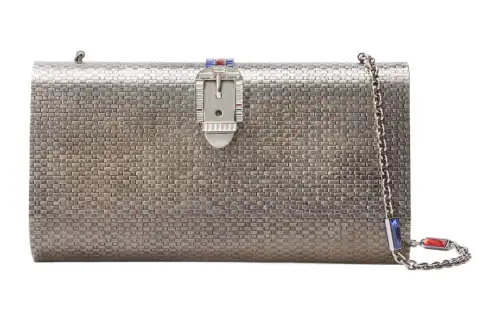 GUCCI Crystal Crossbody Bag, Shoulder Bag Women's Silver