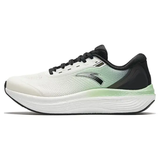 Anta Anti-Slip Wear-Resistant Low-Top Nitrogen Technology Running Shoes Men's Long Turquoise
