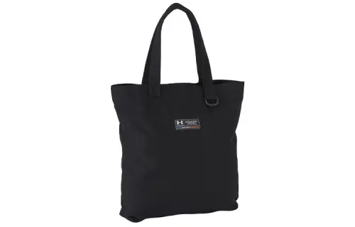 Under Armour Canvas Tote Bag, Shopping Bag, Canvas Bag, One Shoulder Handbag Regular Unisex Black
