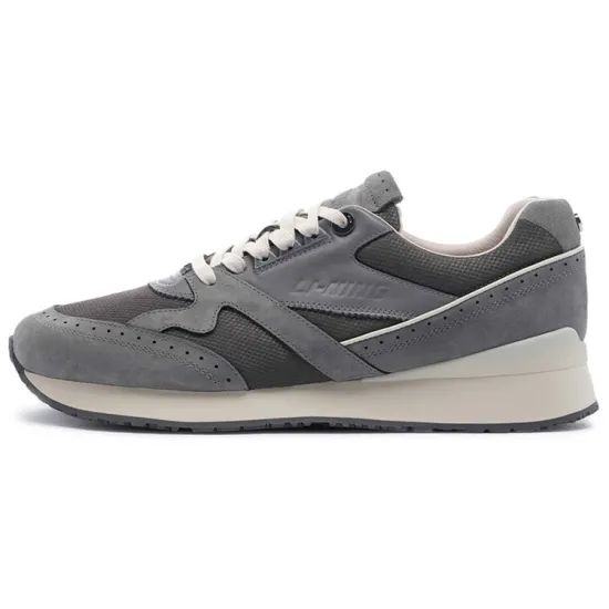 LI-NING 1990 Classic Collection Casual Shoes Men Low-Top Road Gray