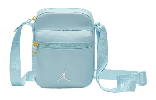 Jordan Cotton With Nylon Shoulder Bag, Crossbody Bag Regular Unisex Glacier Blue