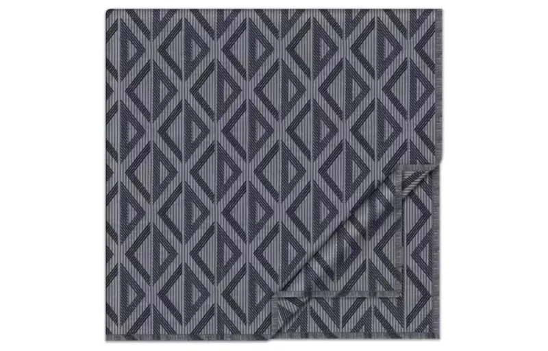 DIOR CD Diamond Scarves Men's Marine Blue