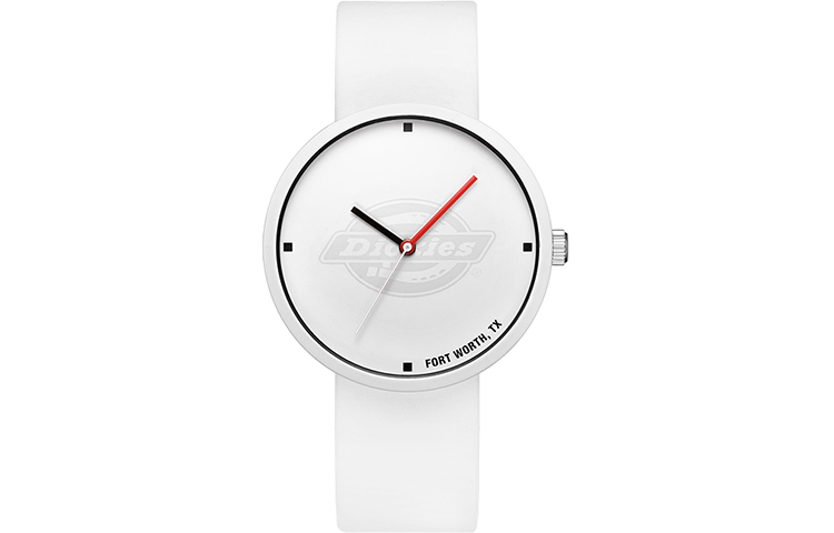 Dickies Wrist Watches Quartz Movement Silicone Leather Strap Green Dial Women's Watch