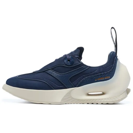 LI-NING 1990 Meta Foot Casual Shoes Men Low-Top Twilight Indigo