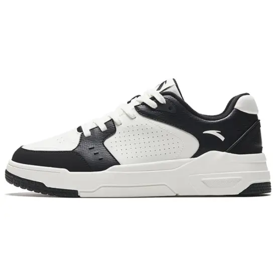 ANTA 982GZ Skateboard Shoes Men Low-Top White Black