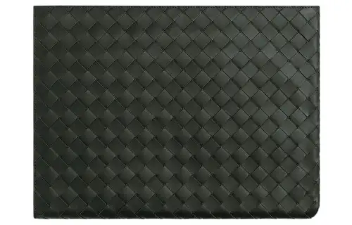 Bottega Veneta Cow Leather Clutch Men's Jasper/Green