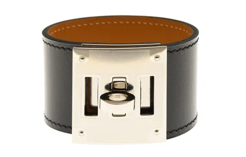 HERMES Kelly Wristbands Women's Black
