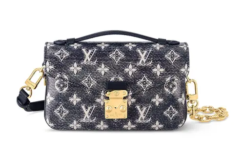 LOUIS VUITTON Pochette Metis East West Blue