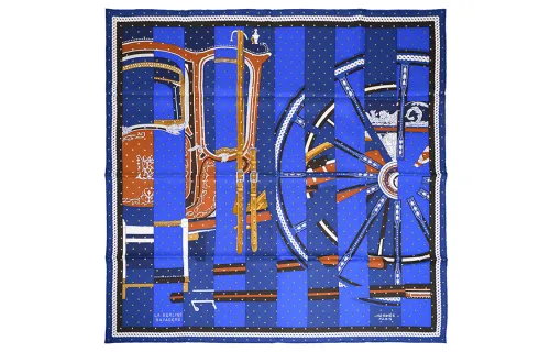 HERMES Scarves Women's Blue