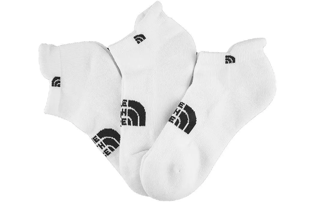 THE NORTH FACE Ankle Socks Unisex 3 Pack White