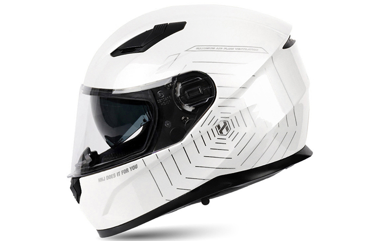 HNJ CCCECEDOT Full Face Helmet ABS Single Lens Unisex Commute Travel Motorcycle Helmets