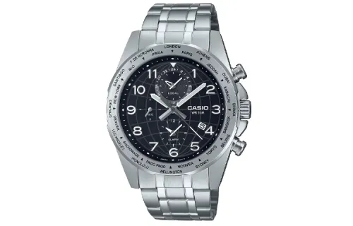 CASIO Unisex Standard Series Black Watch MTP-W500D-1A