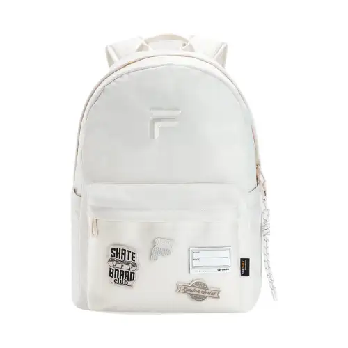 FILA FUSION Fabric Laptop Bag Backpack Regular Unisex Corn White