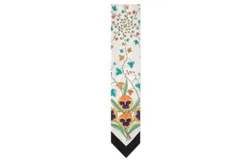 GUCCI Flora Scarves Women's Beige/Black