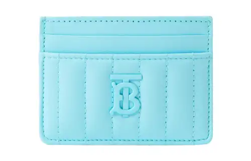 Burberry Lola Bag Lambskin Card Holder Women's Blue