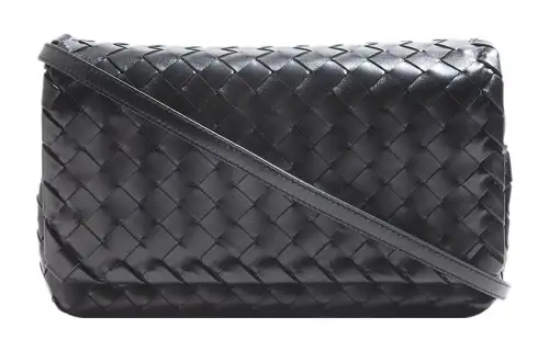 Bottega Veneta Cow Leather Messenger Bag, Shoulder Bag, Crossbody Bag Regular Women's