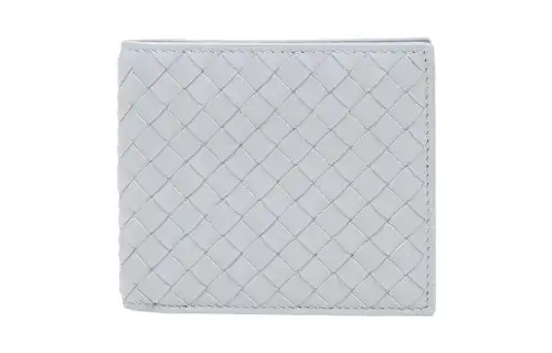 Bottega Veneta Sheepskin Card Holder, Wallet Regular Unisex Gray