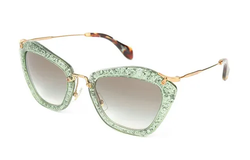 MIU MIU Sunglasses Women's Gold