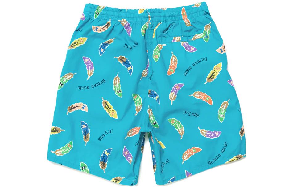 Human Made Graphic Printed Elasticated Waistband Shorts