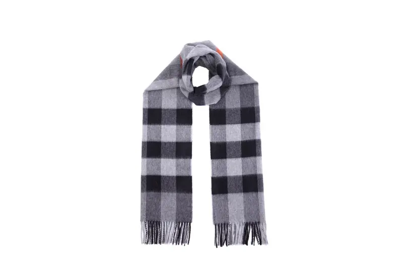 Burberry Knit Scarves Women's Gray