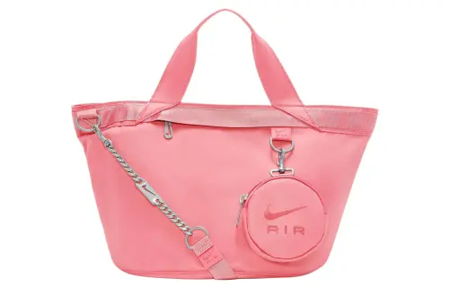 Nike Polyester Tote Bag, Shopping Bag, Portable Crossbody Bag, Shoulder Bag Regular Unisex Pink
