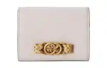 GUCCI Quilted Leather Wallet Women's Light Pink