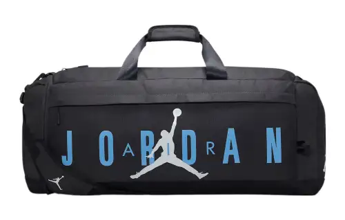 Jordan Polyester Crossbody Luggage Bag, Handbag Regular Unisex Blue Black