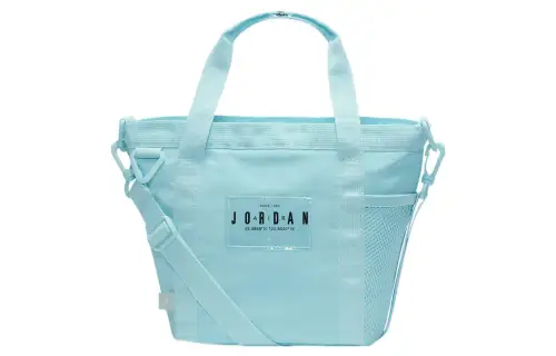 Jordan Polyester Tote Bag, Shopping Bag, Shoulder Bag, Crossbody Bag, Handbag Mini Unisex Glacier Blue