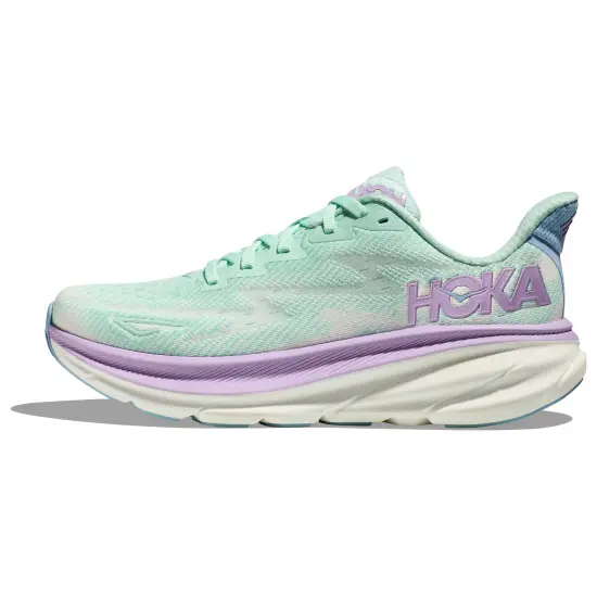 HOKA ONE ONE Clifton 9 Wide 'Ocean Lilac Mist' Women's