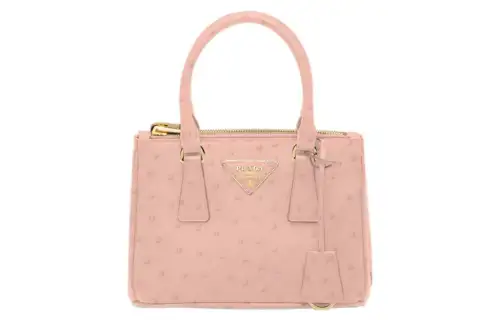 PRADA Leather Handbag Mini Women's Pink