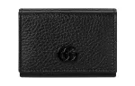 GUCCI Marmont Leather Wallet Women's Black