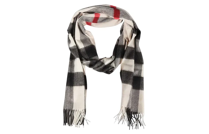 Burberry Check Cashmere Scarf