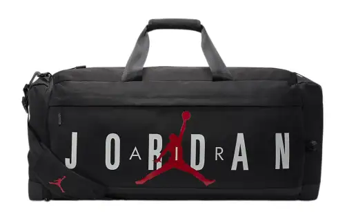 Jordan Polyester Crossbody Luggage Bag, Handbag Regular Unisex Red Black