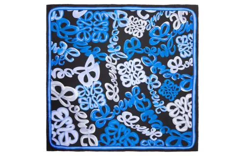 LOEWE Scarves Unisex Blue