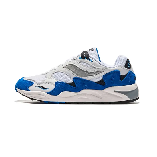 saucony Grid Shadow 2 White Blue
