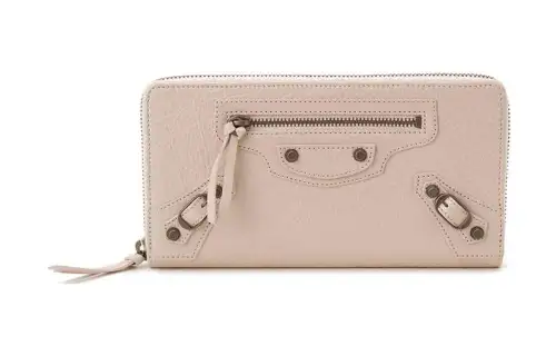 Balenciaga Lambskin Handheld Wallet Women's Pink