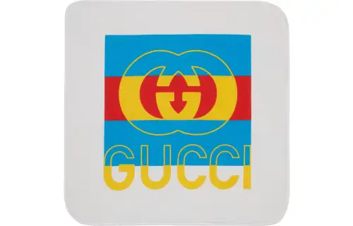 GUCCI Cashmere retro multicoloured duvet, with your logo imprint