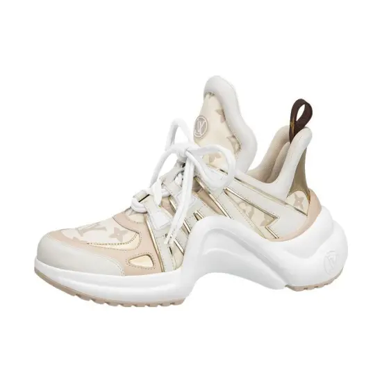 LOUIS VUITTON Lv Archlight Sneakers 'Beige Monogram Gold' Women's