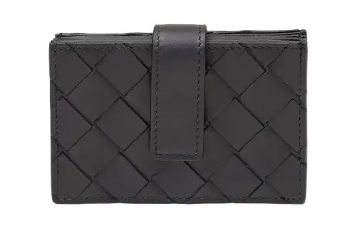 Bottega Veneta Lambskin Card Holder Card Holder Regular Men's Black