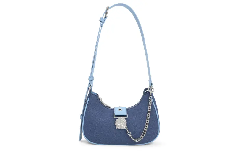 CHARLES&KEITH Disney, belt, denim buckle, backpack, multicoloured one-shoulder bag