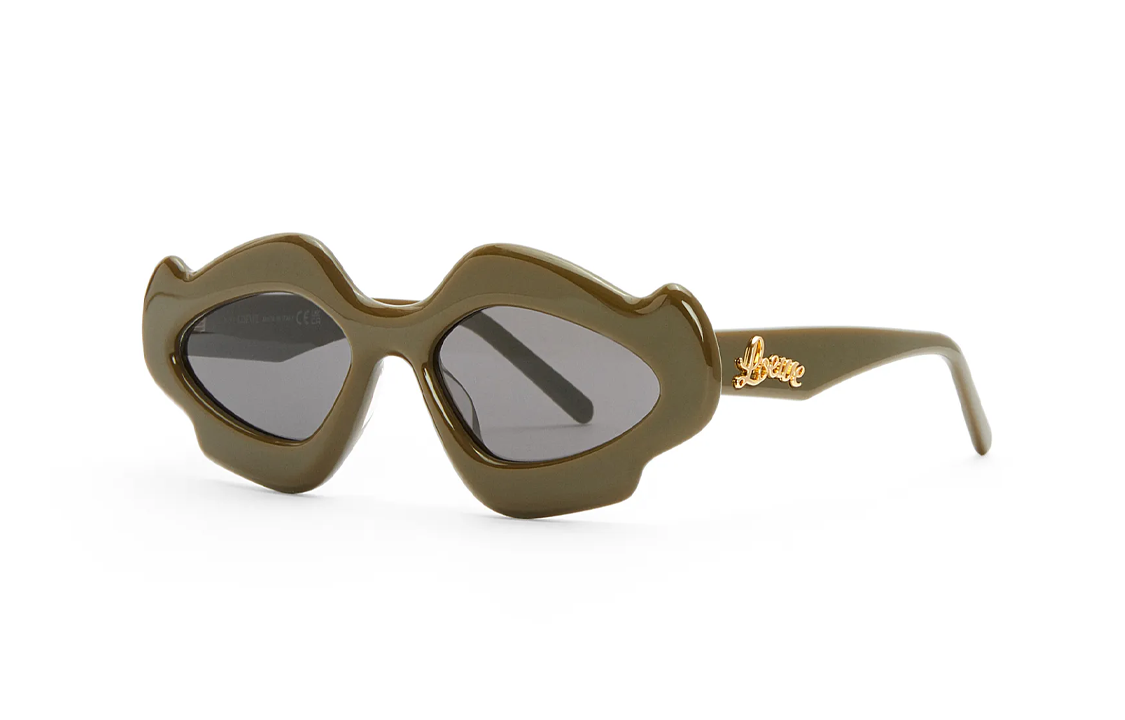 LOEWE Plate Frame Irregular Shape Sunglasses Unisex