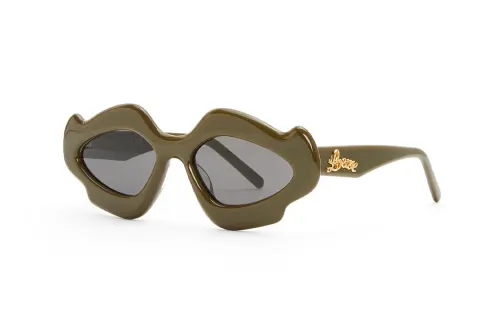 LOEWE Plate Frame Irregular Shape Sunglasses Unisex