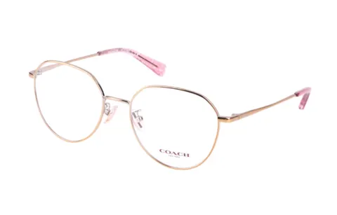 COACH Prescription Glasses Unisex Gold