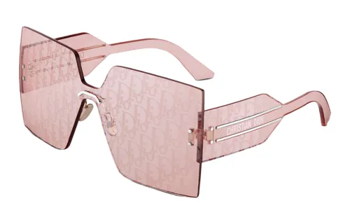 DIOR Plate Frame Irregular Shape Sunglasses Women's