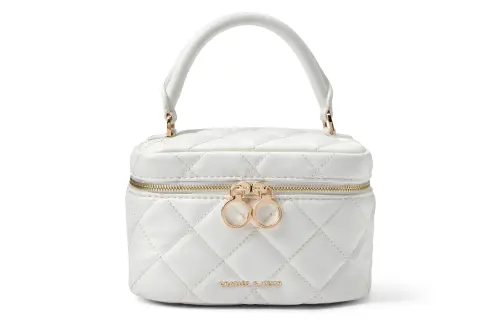 CHARLES&KEITH Fabric Crossbody Bag, Handbag Small Women's Multicolor