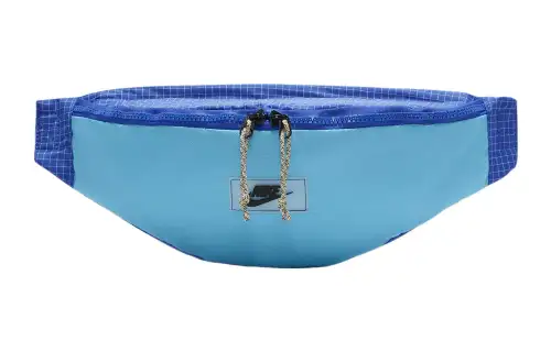 Nike Nylon Crossbody Bag, Fanny Pack Regular Unisex Blue