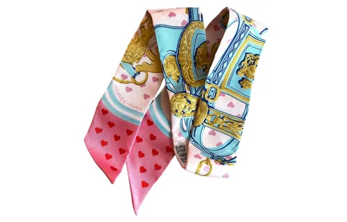 HERMES Scarves Women's Pink