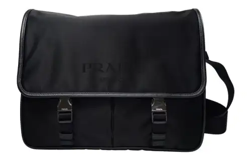 PRADA Nylon Shoulder Bag, Crossbody Bag Regular Unisex Black