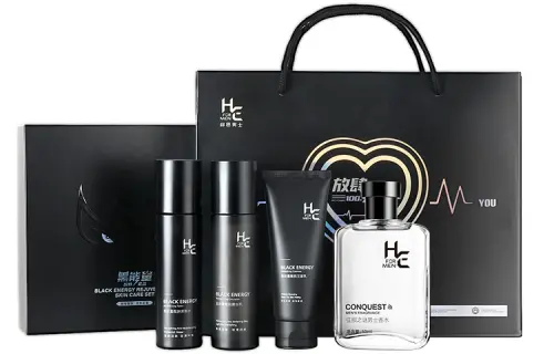 Moisturizing set for skin care, refreshing cleansing milk, toner, lotion, perfume, deep cleansing